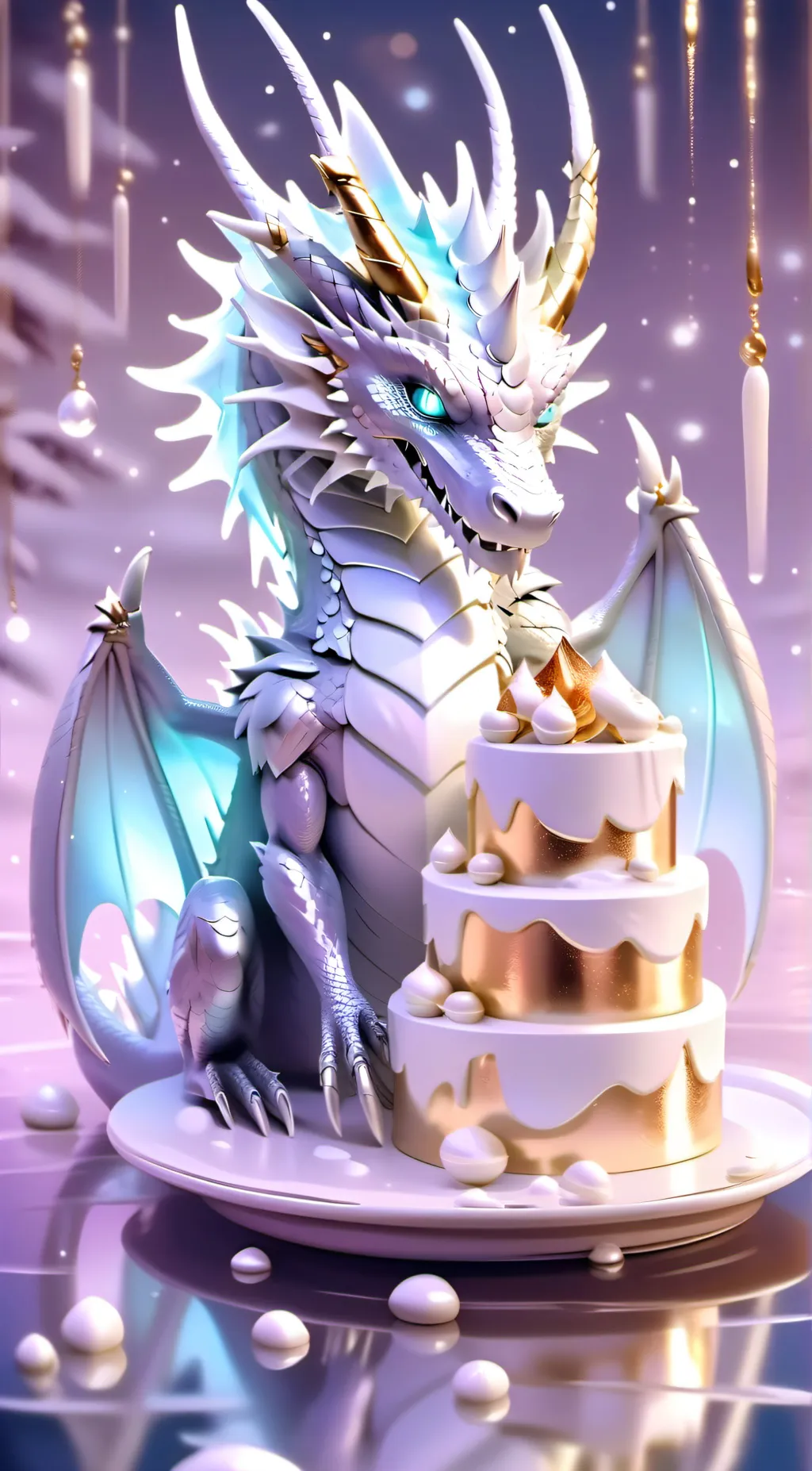 ai character: happy birthday background