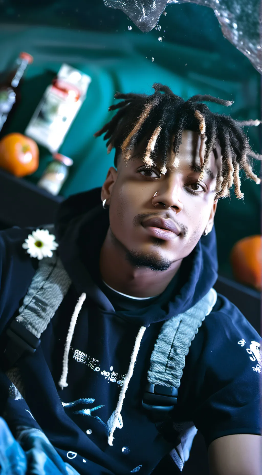 ai character: juice wrld background
