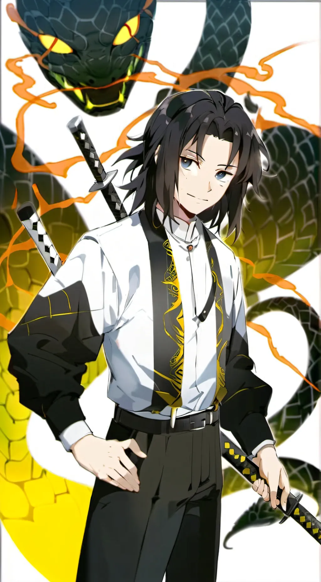 ai character: hashiras  background
