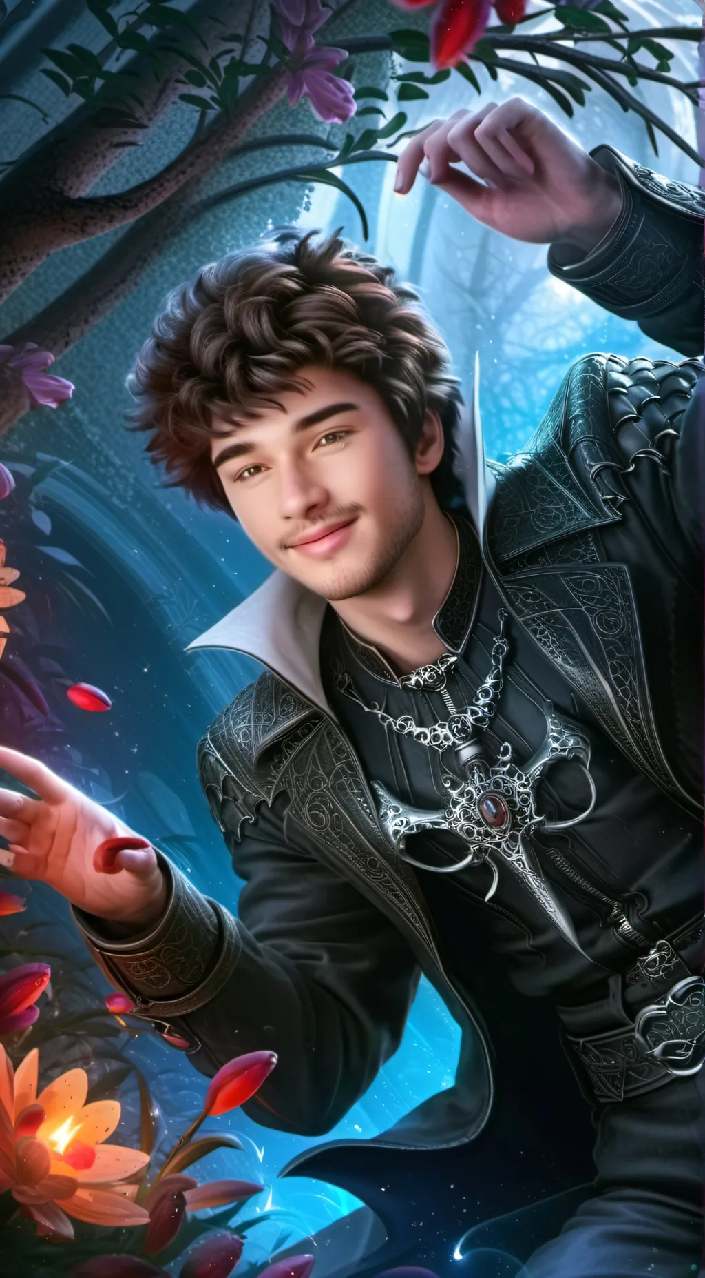 ai character: Gracen torburge  background