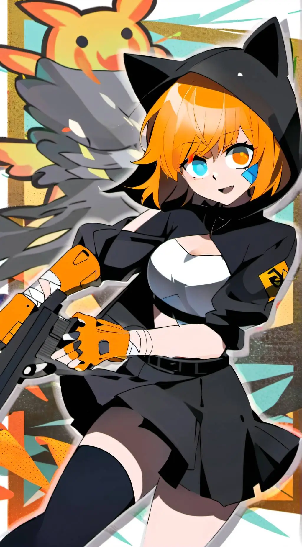 ai character: Kristen Takami  background