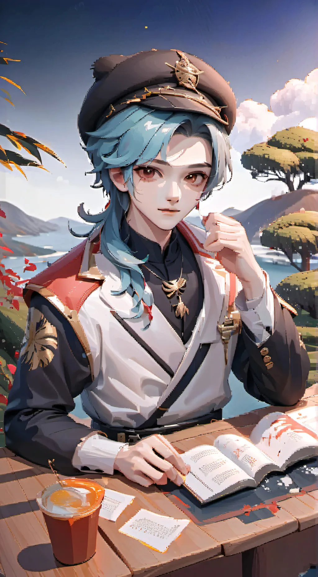 ai character: hansuke background
