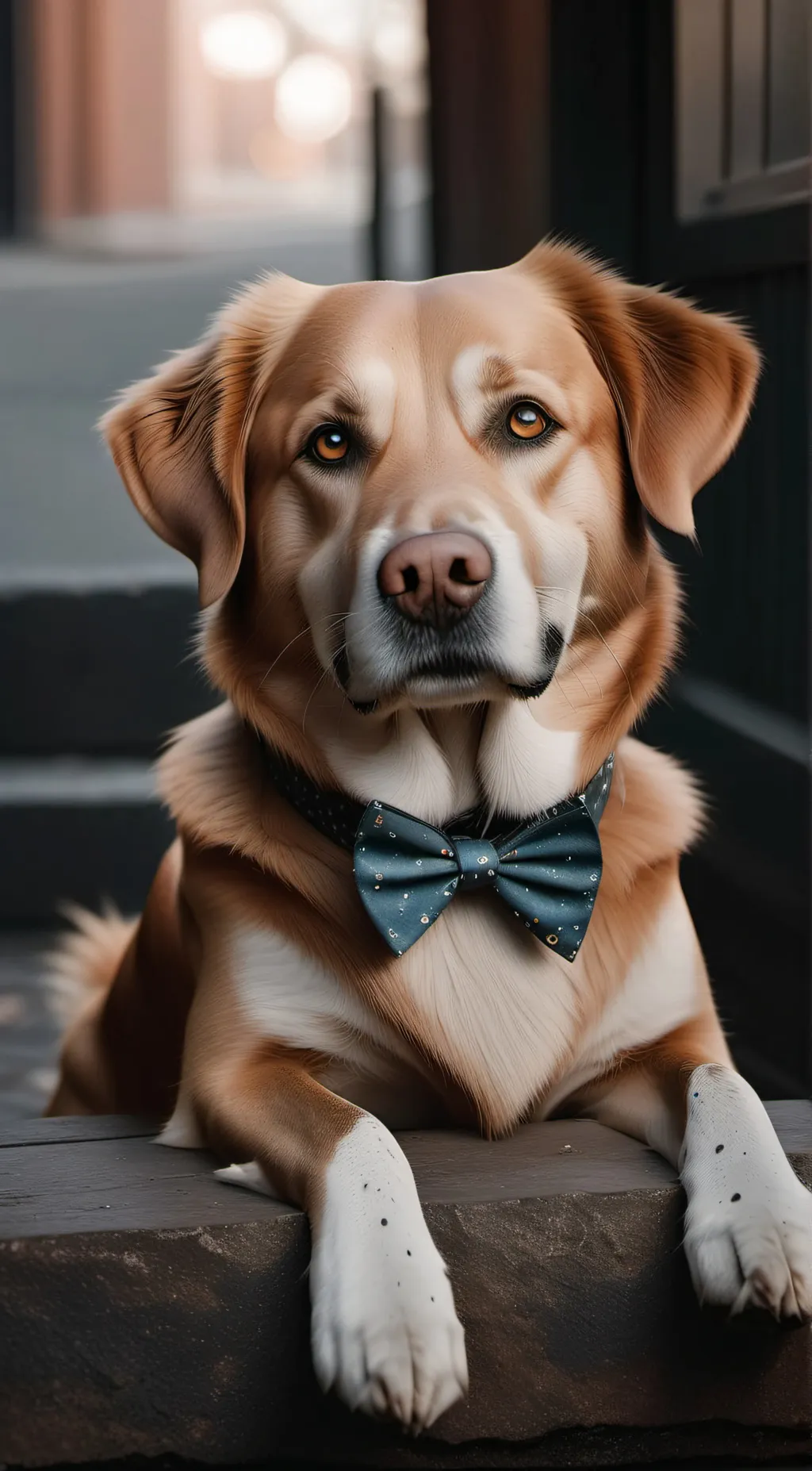 ai character: dog day background