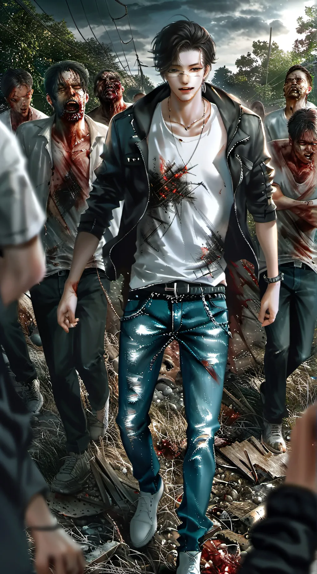 ai character: Damon background