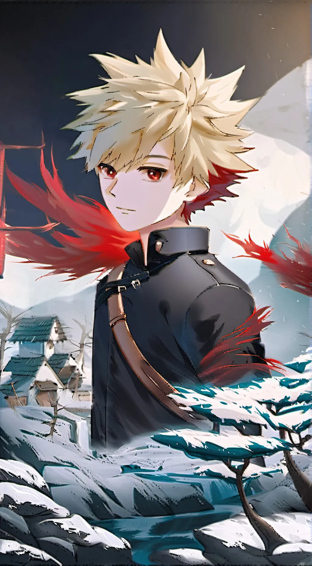 ai character: Bakugo background