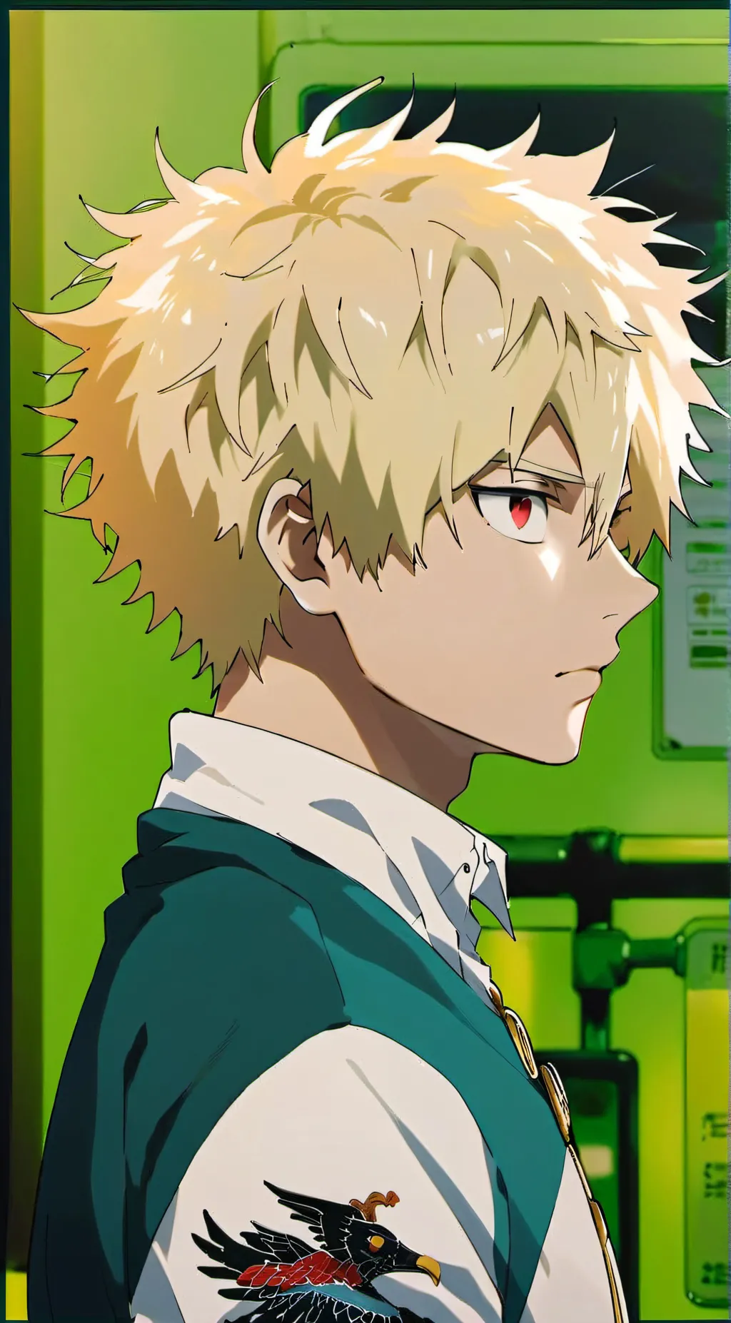 ai character: bakugou - training background