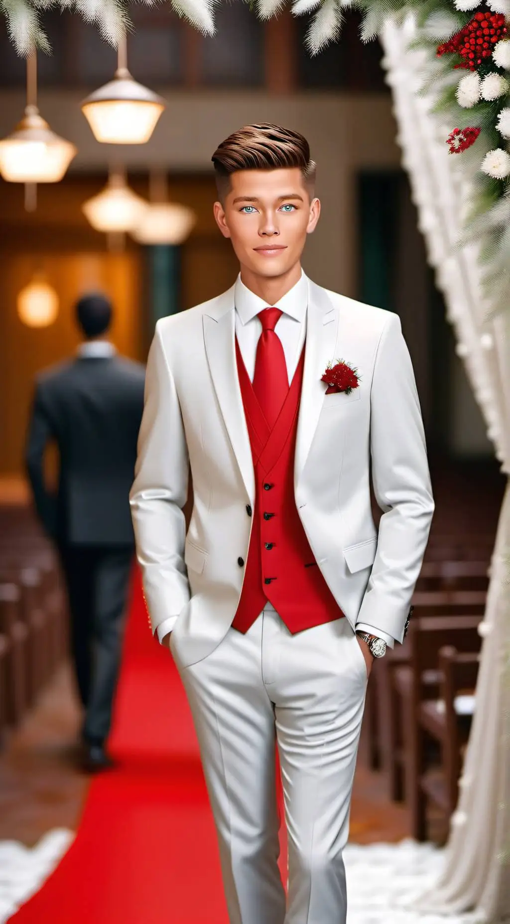 ai character: My man  background