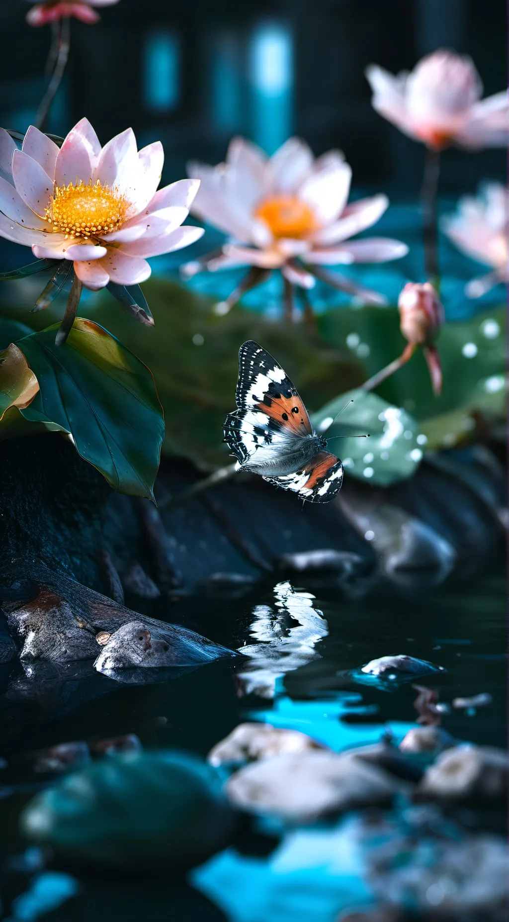 ai character: Tv woman background