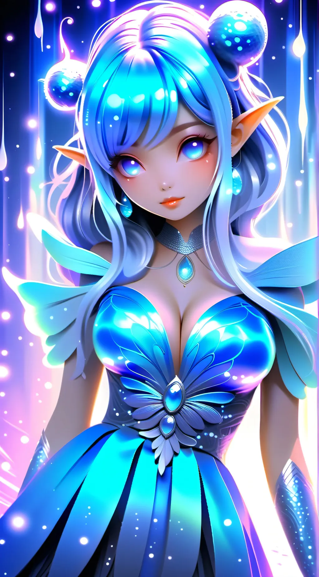 ai character: Hana  background