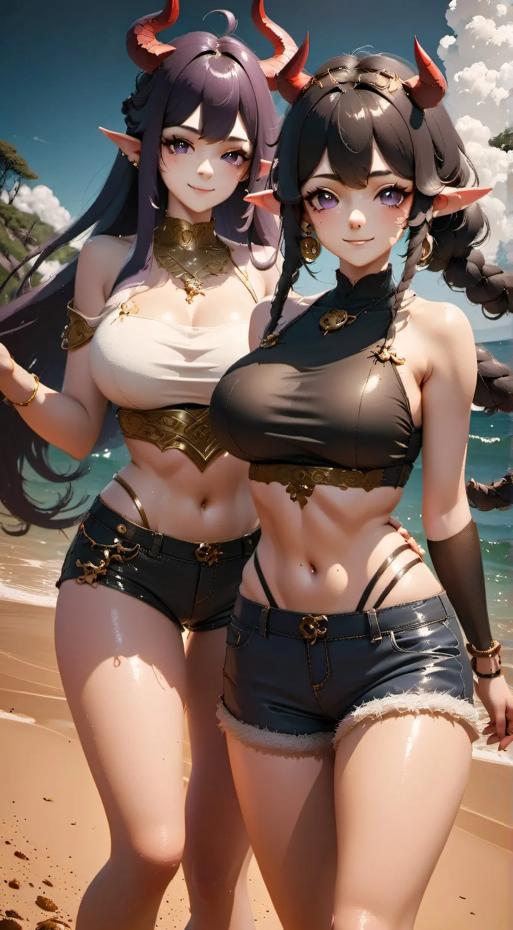 ai character: demon twins background