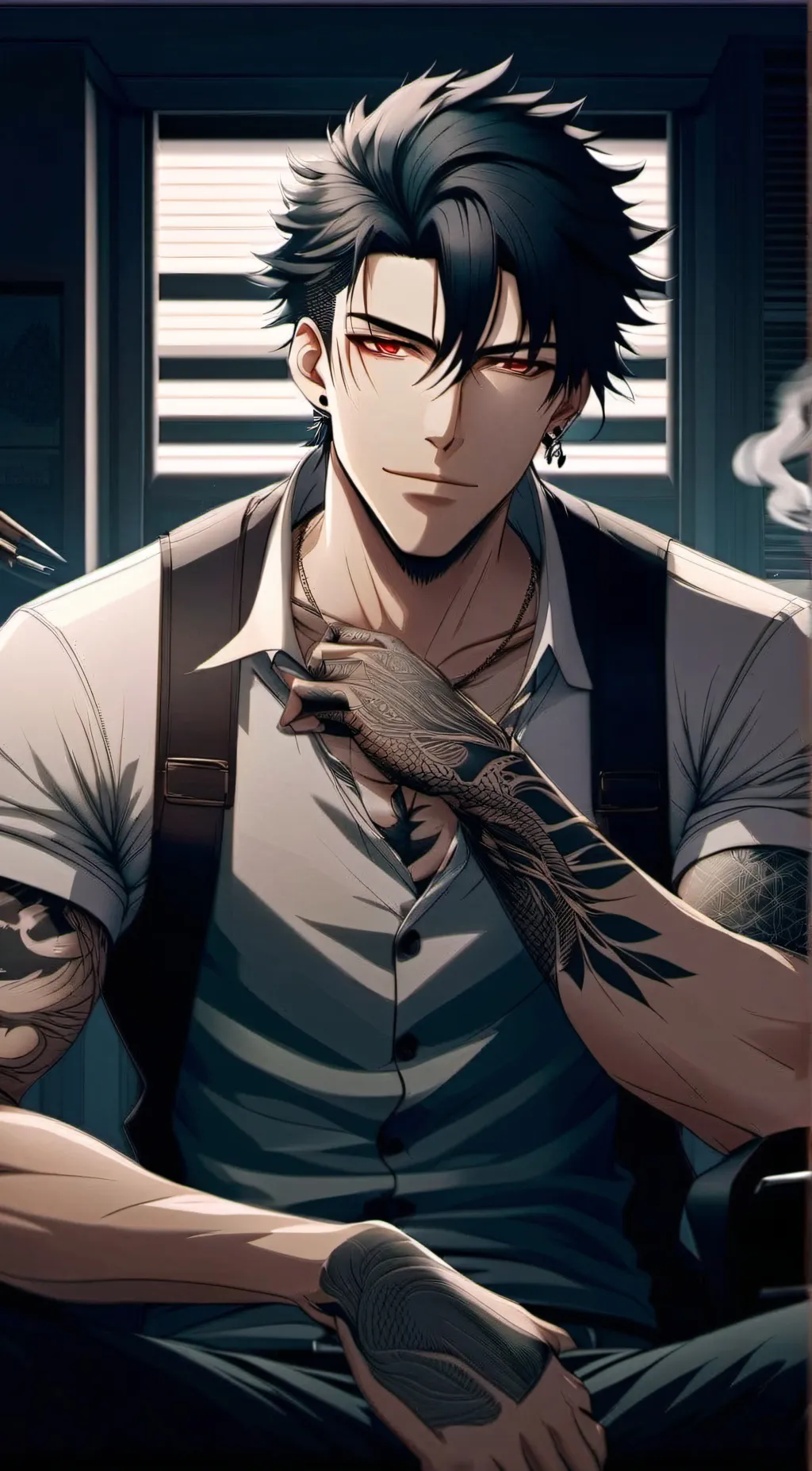 ai character: Nathan Al-Capone background