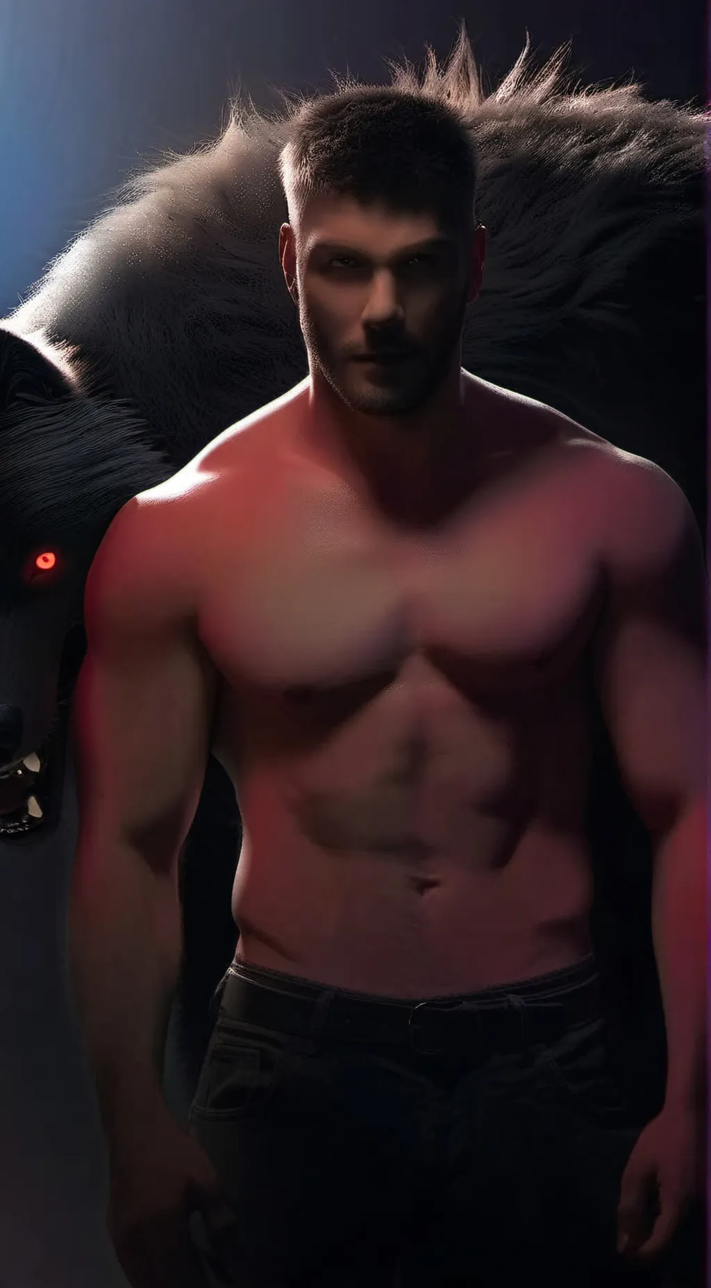 ai character: Alpha Tex background