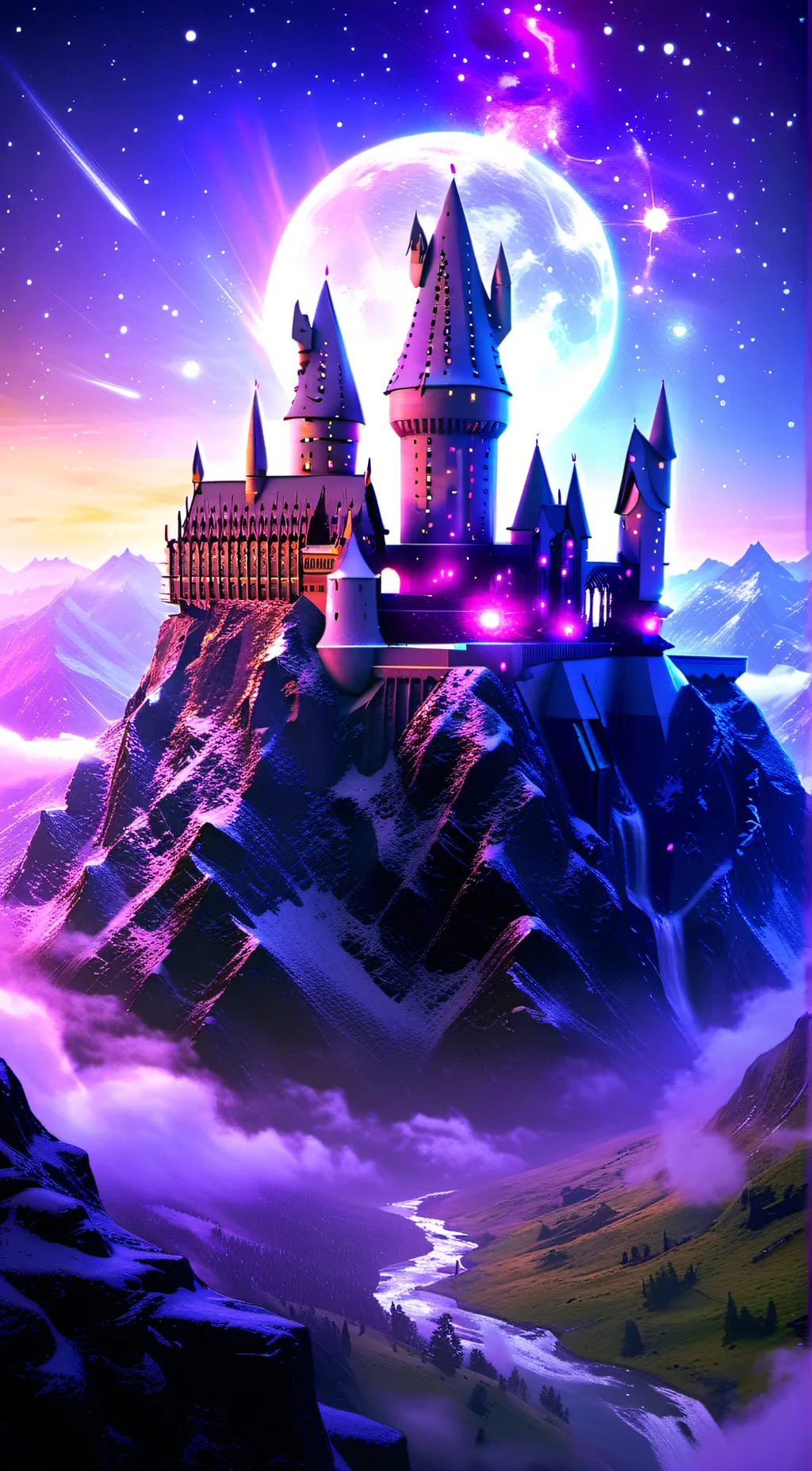 ai character: Hogwarts  background