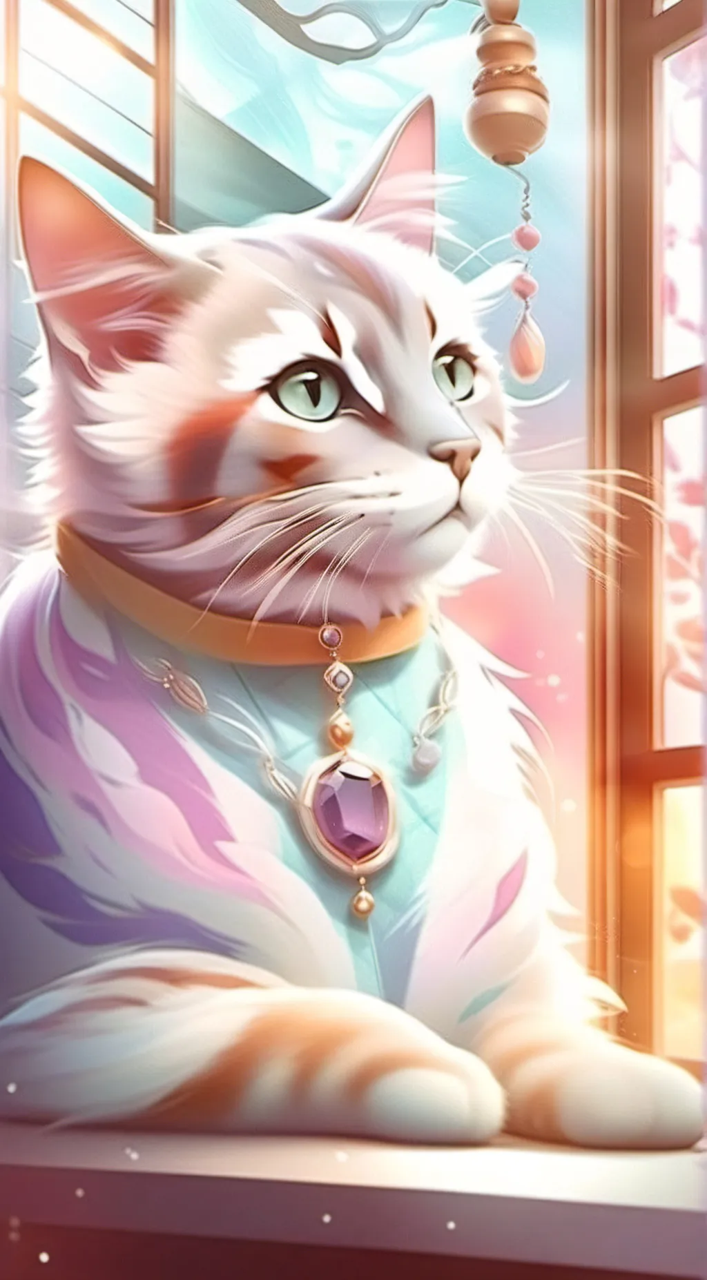 ai character: Painting  background
