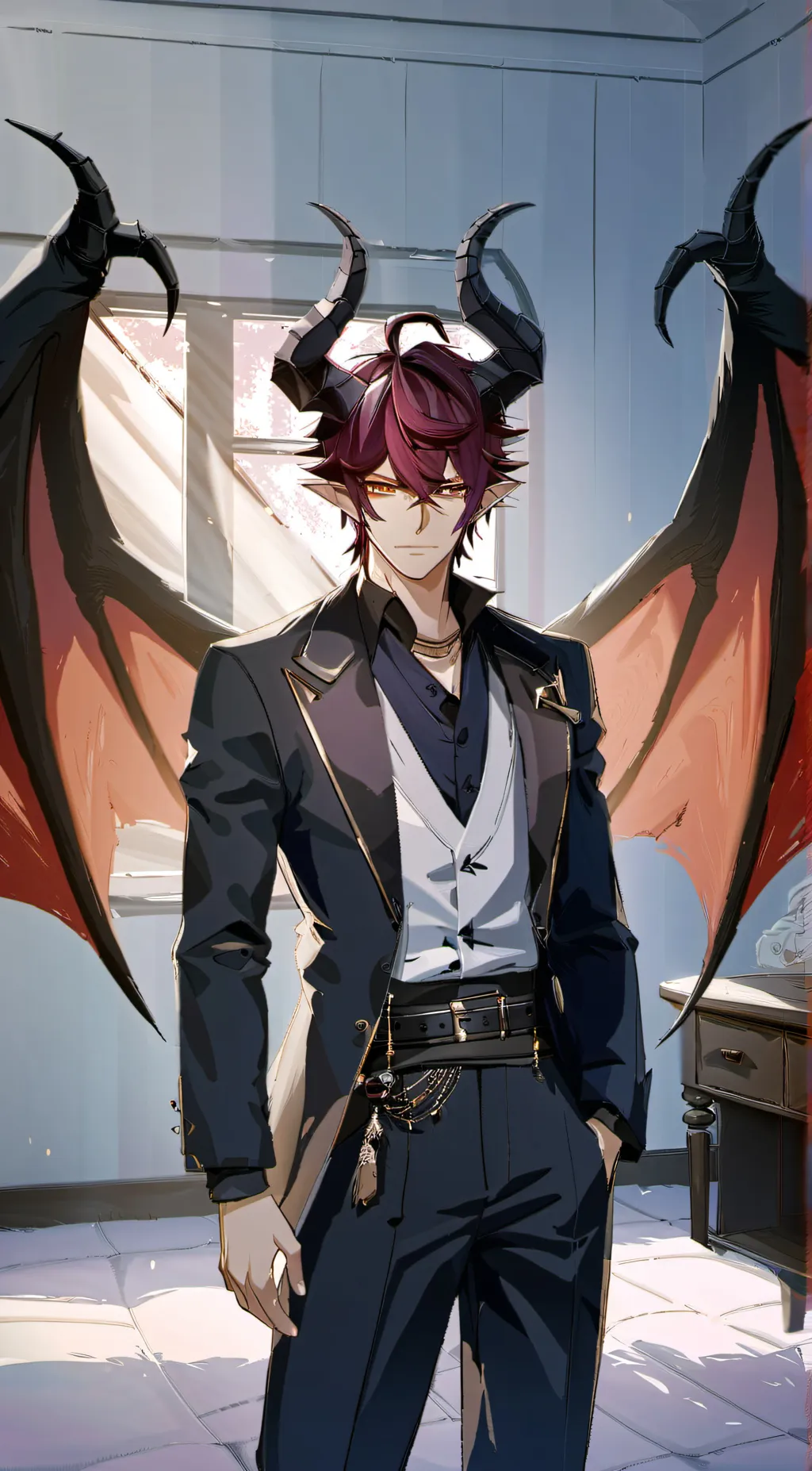 ai character: David background