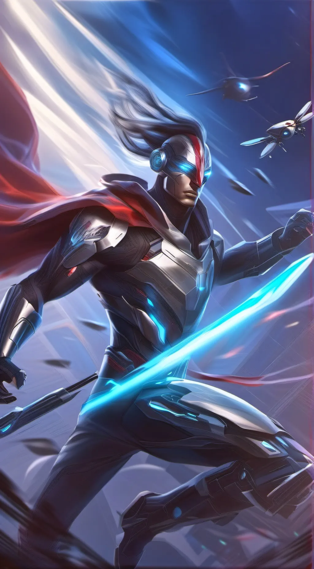 ai character: Alpha background