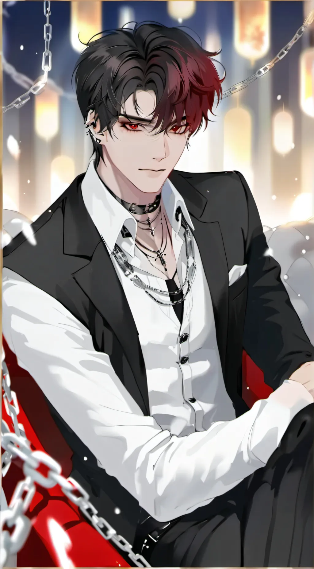 ai character: Damien background