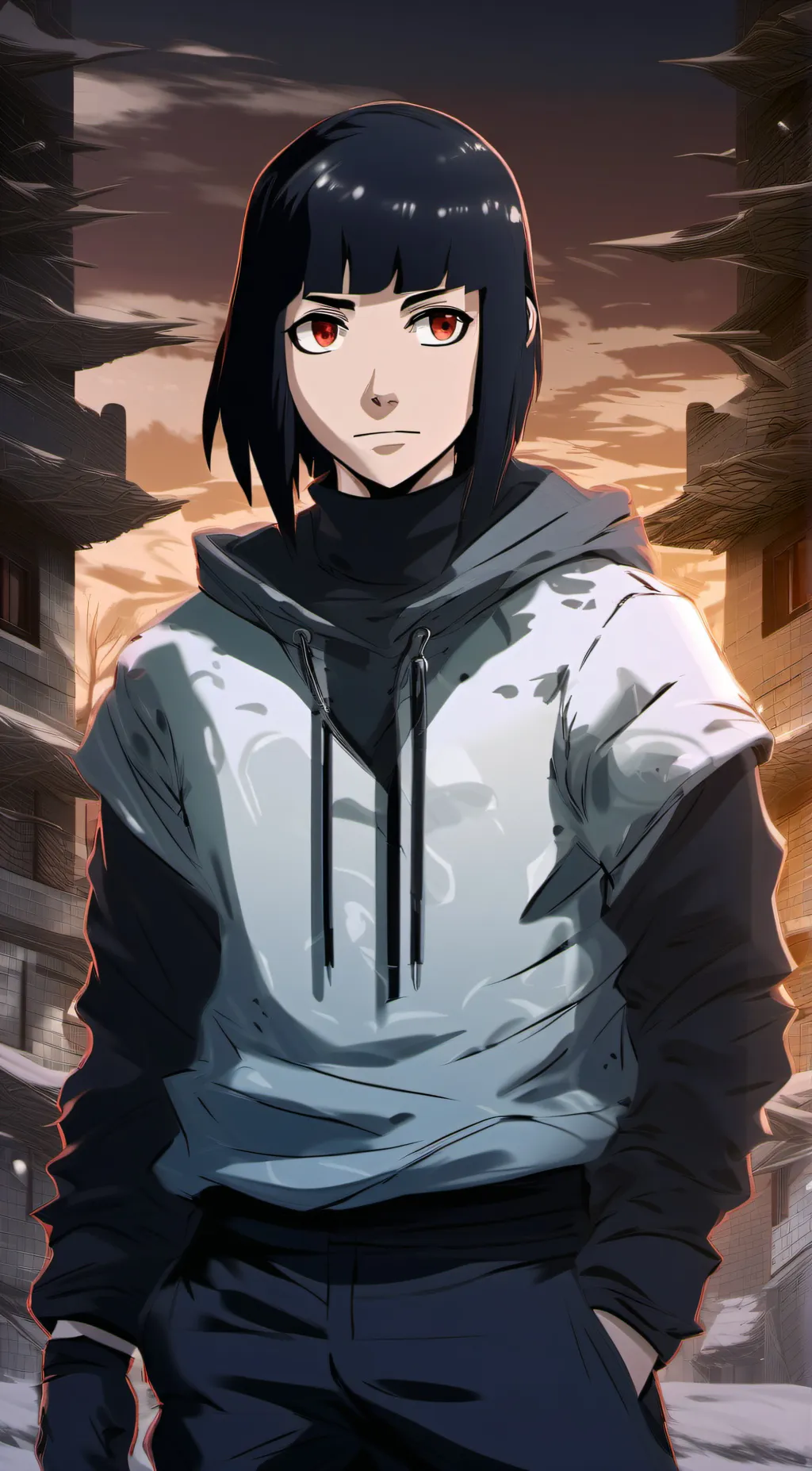 ai character: himaki background