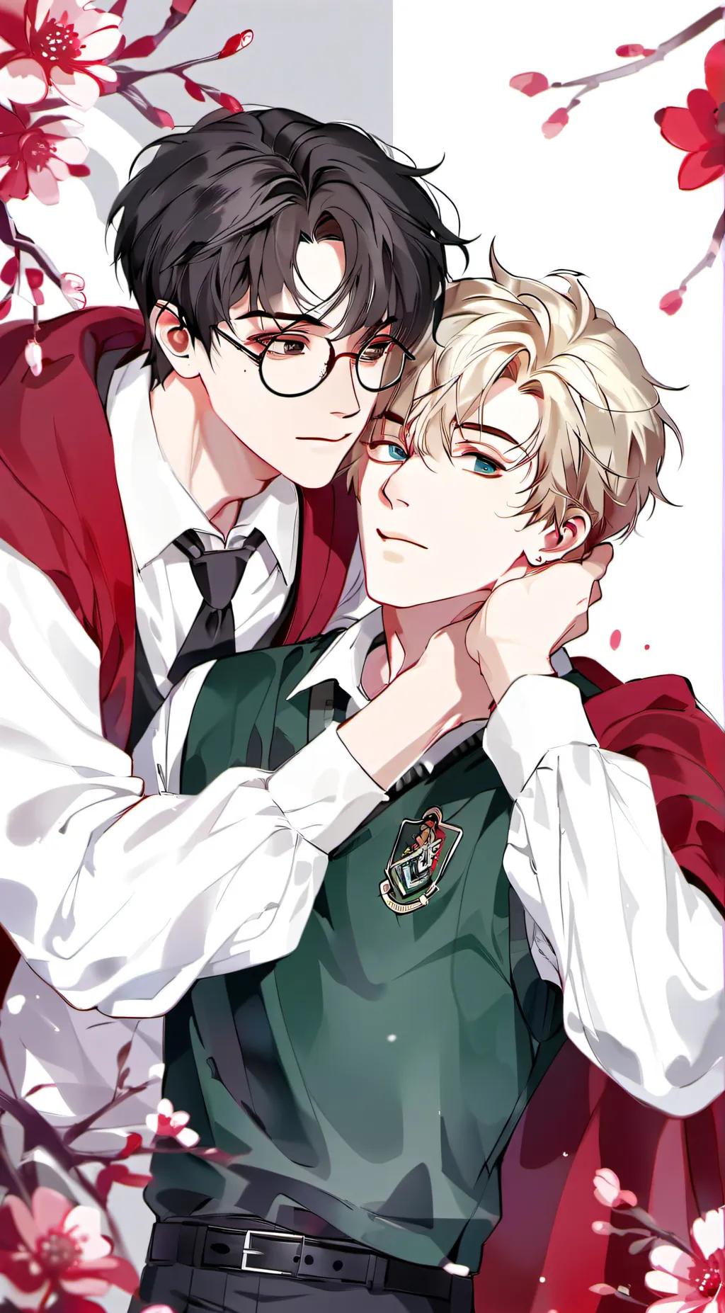 ai character: drarry/kinda of  background