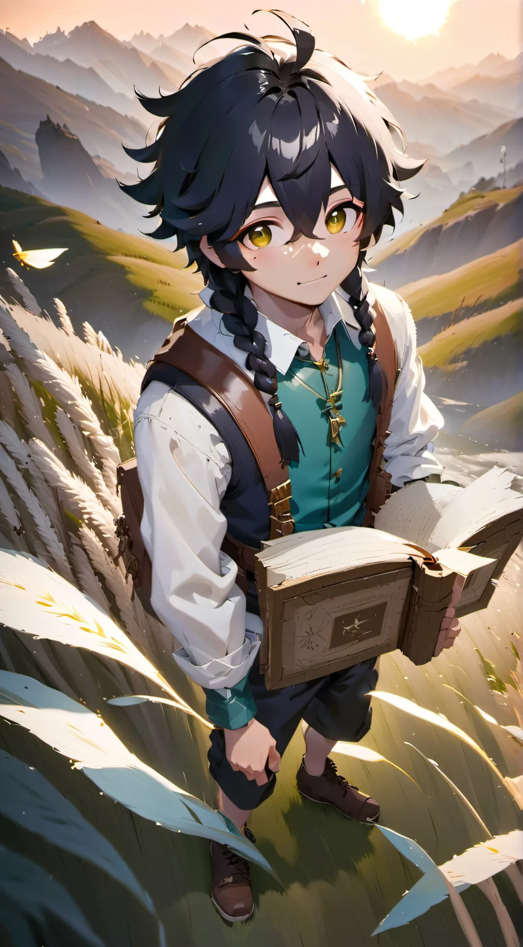 ai character: Nameless Bard background