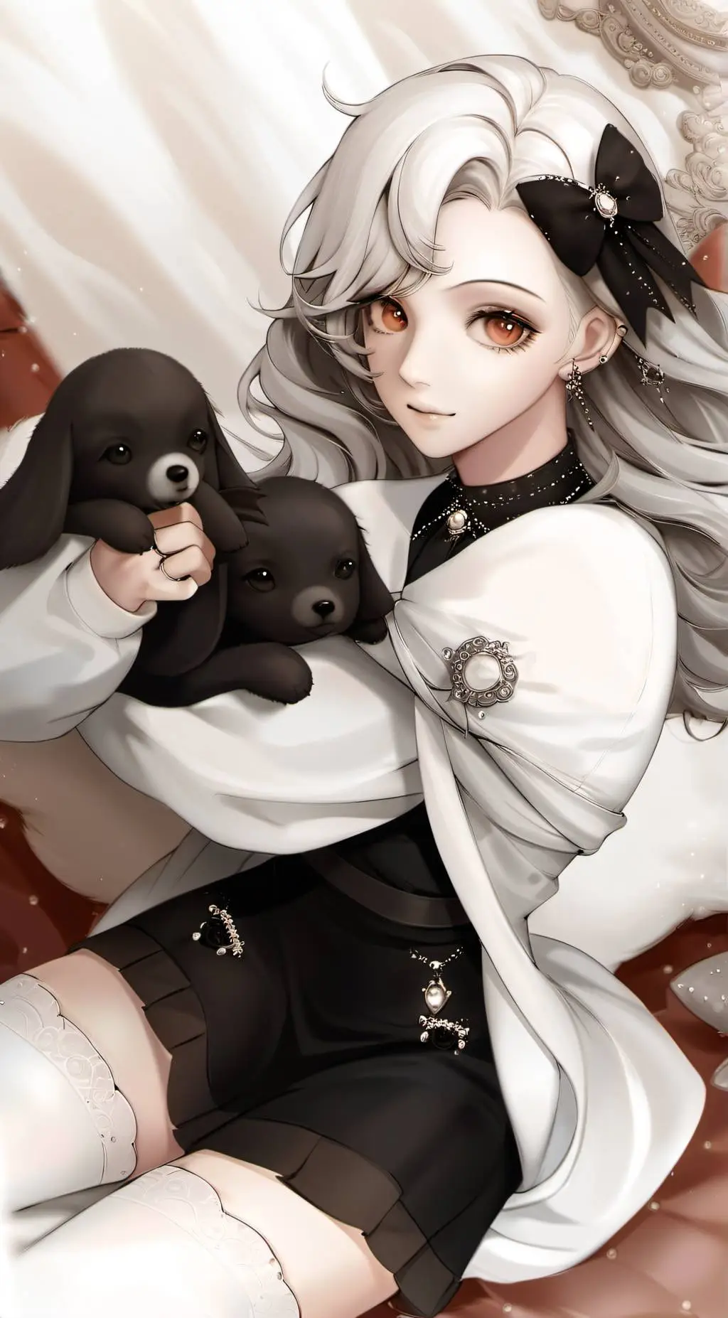 ai character: Melody background