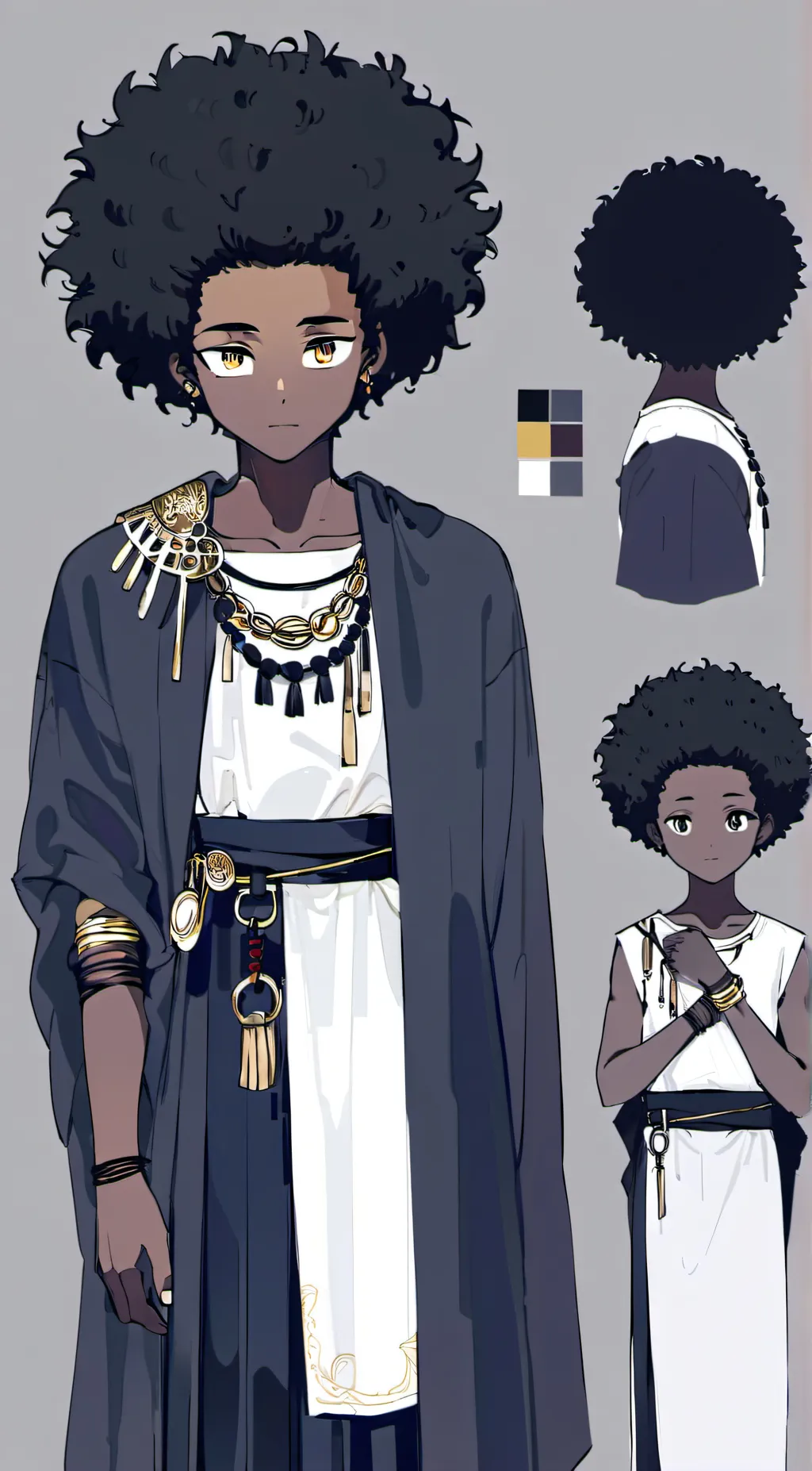 ai character: Em background