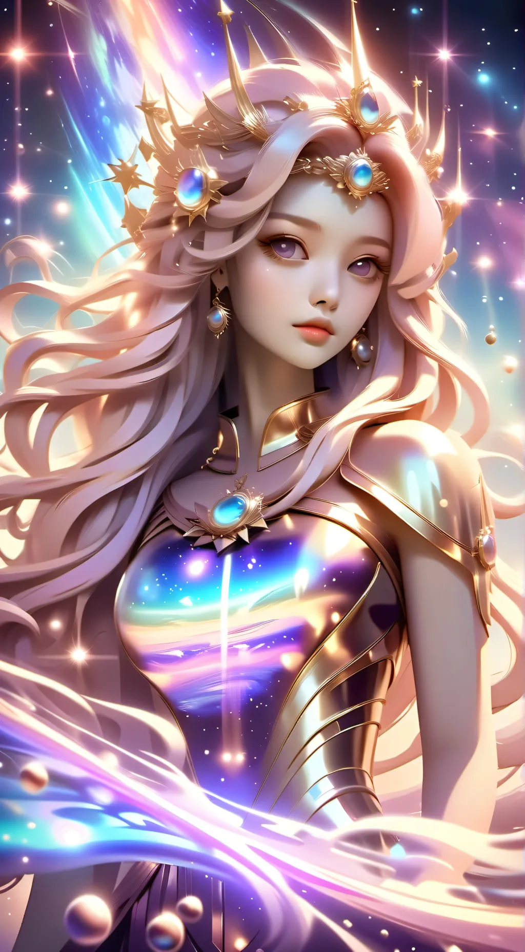 ai character: 🌟Galaxy🌌 background