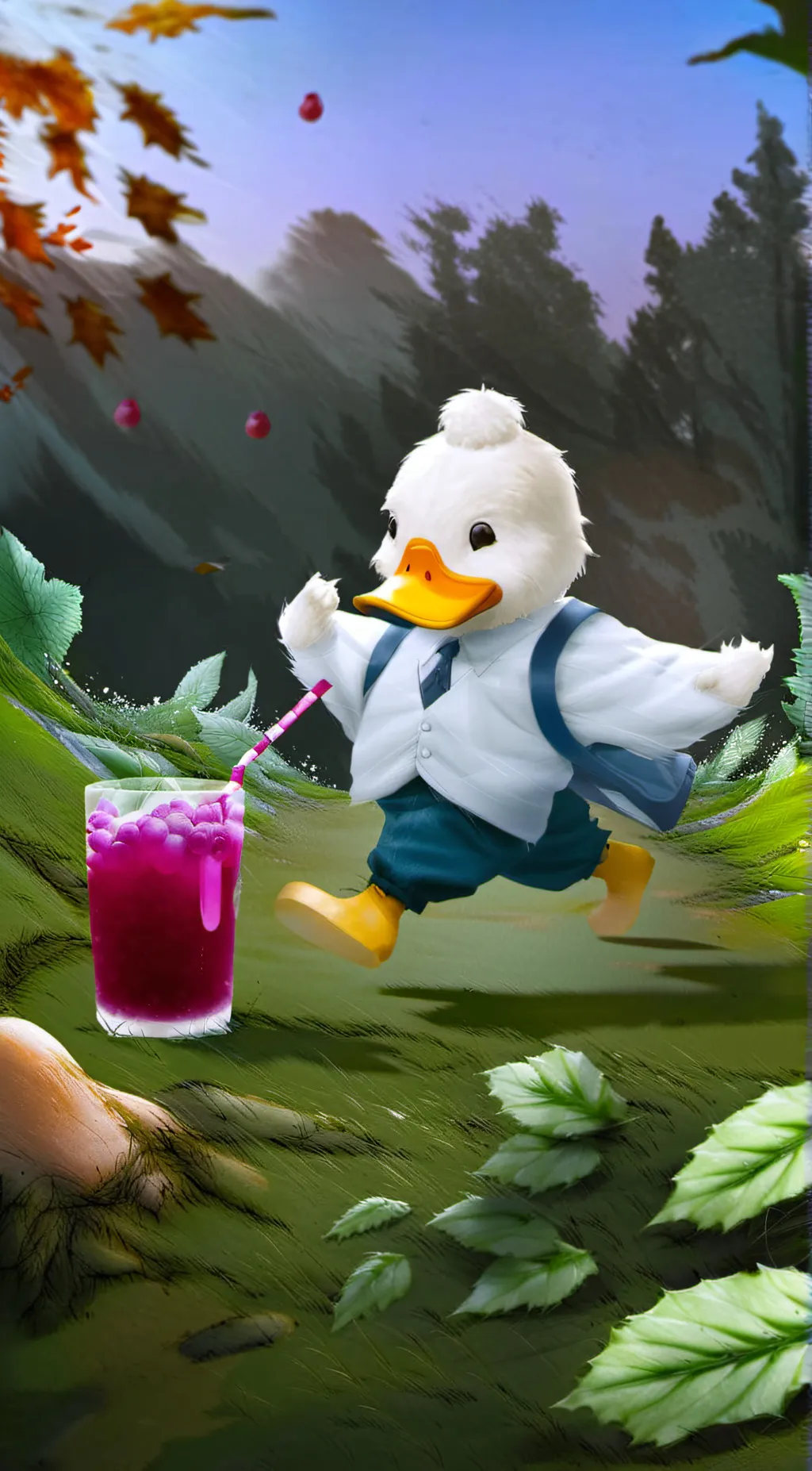 ai character: ☆《~ ducky ~》☆ background