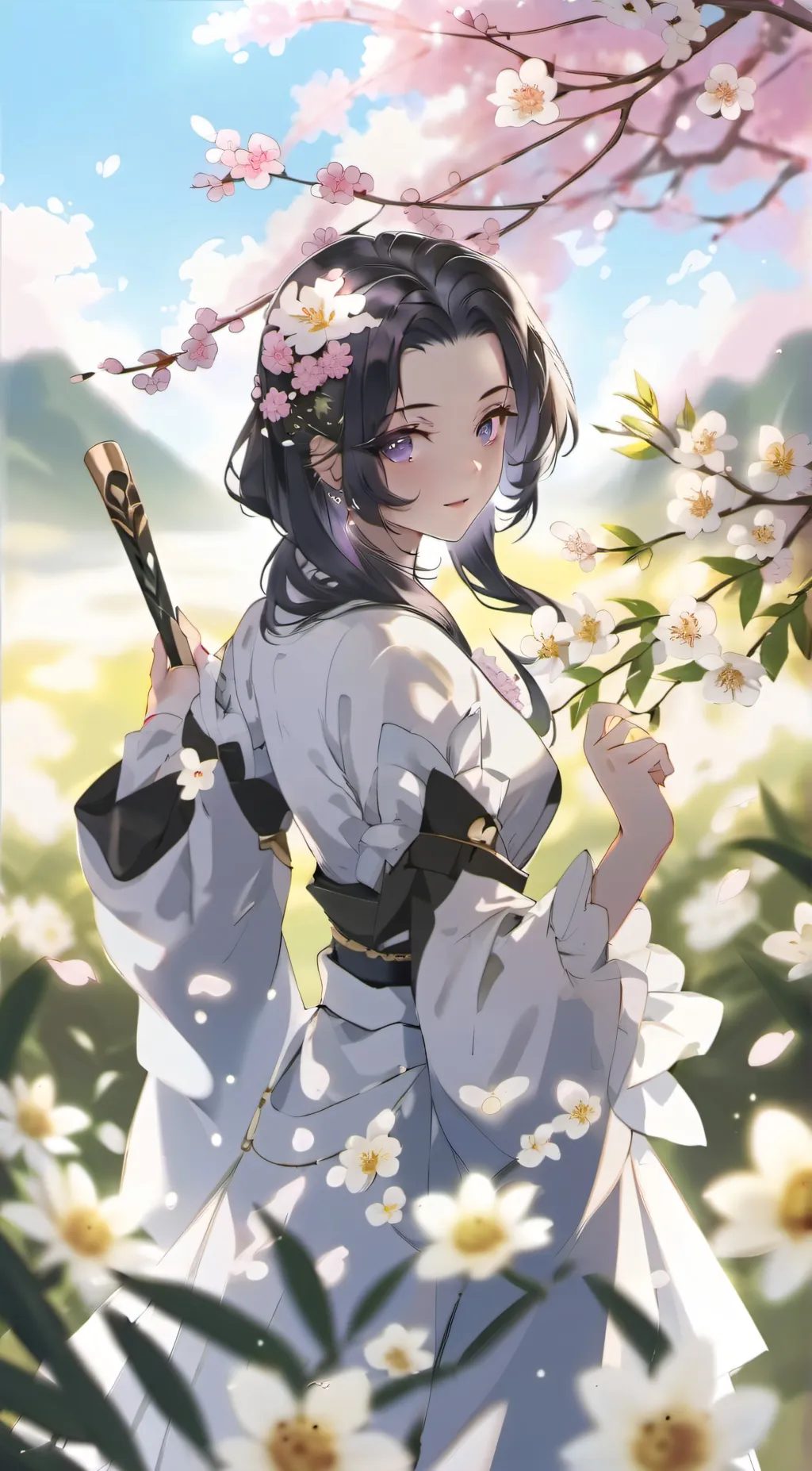 ai character: Shinobu kocho background
