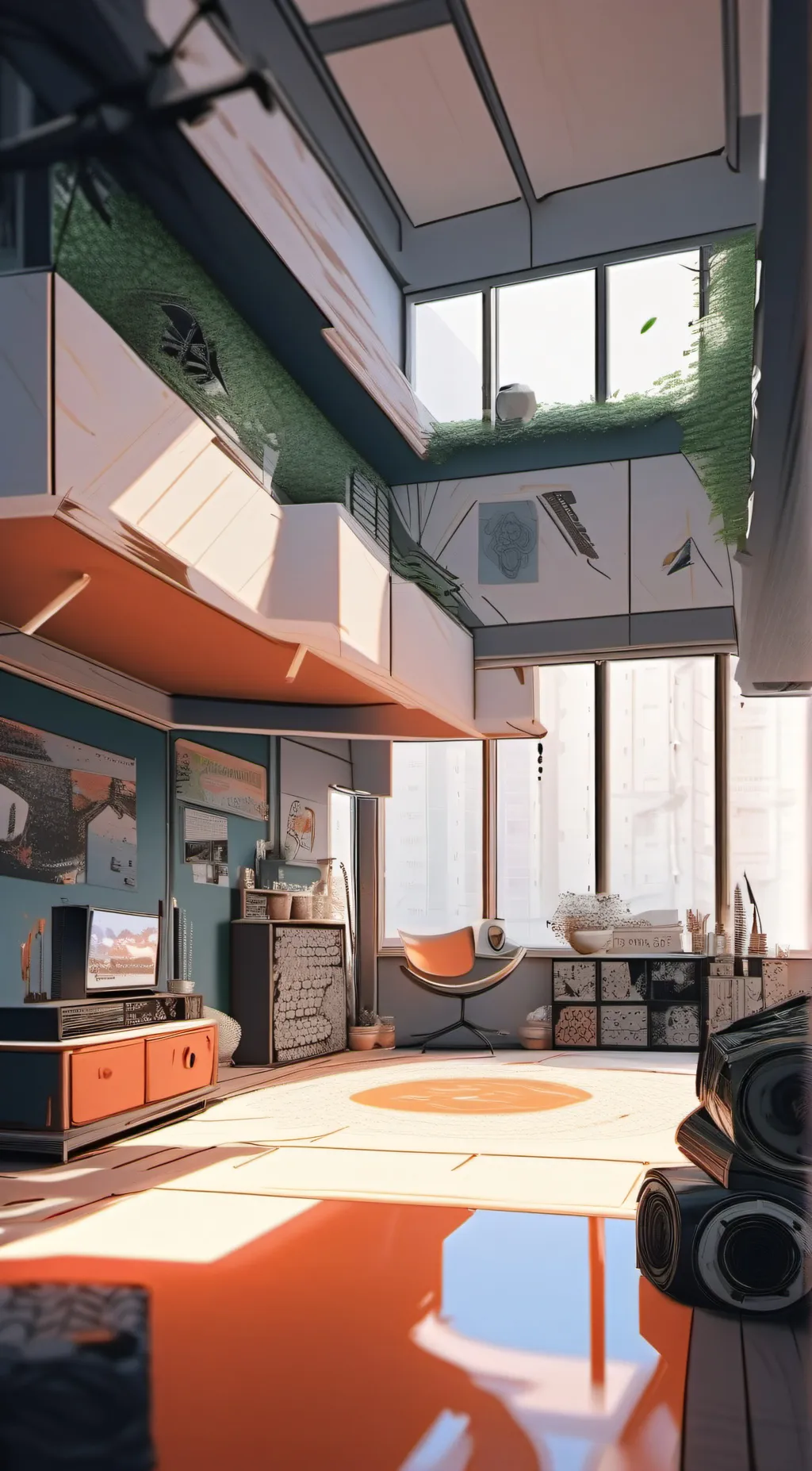 ai character: Playroom background