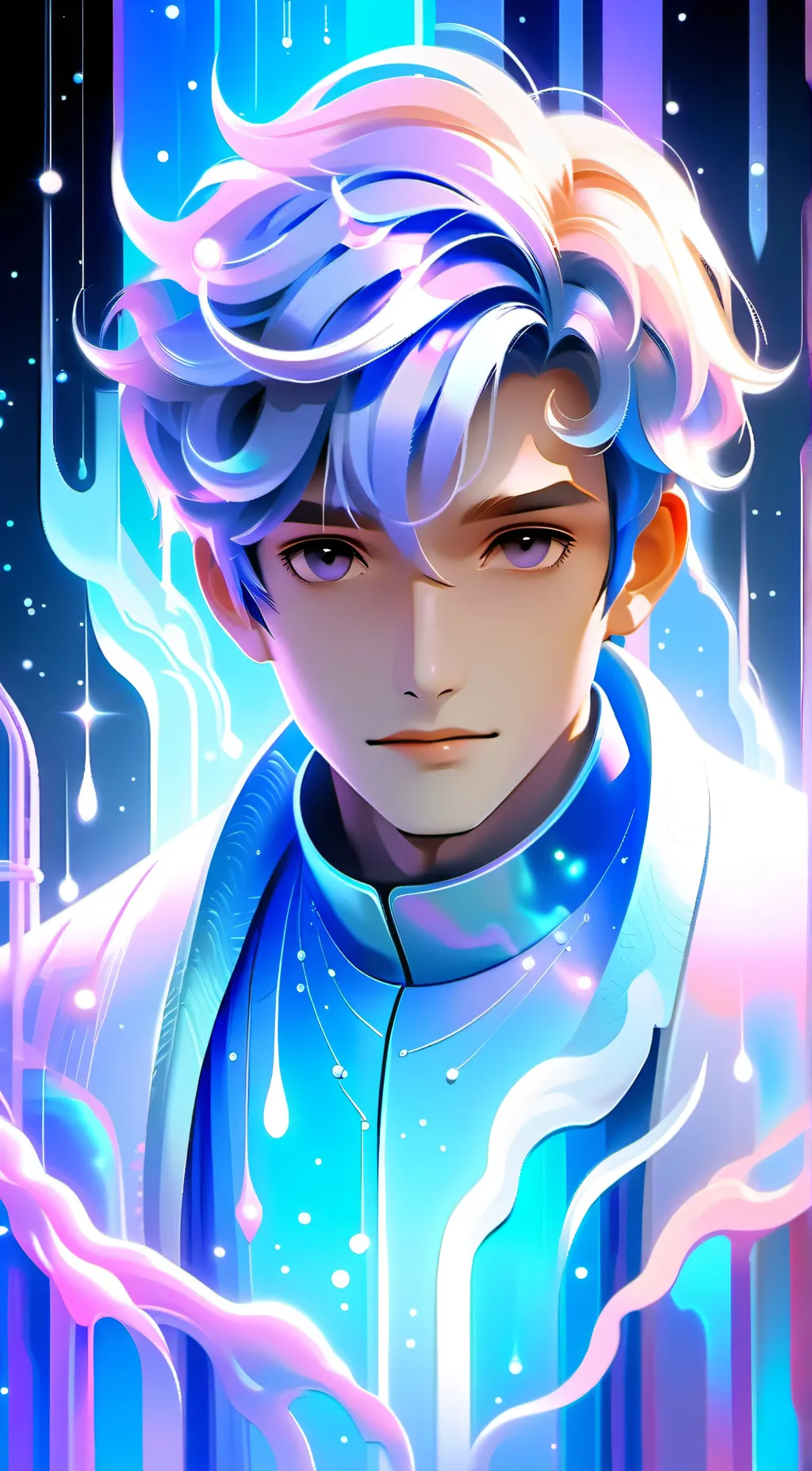 ai character: Lucky background