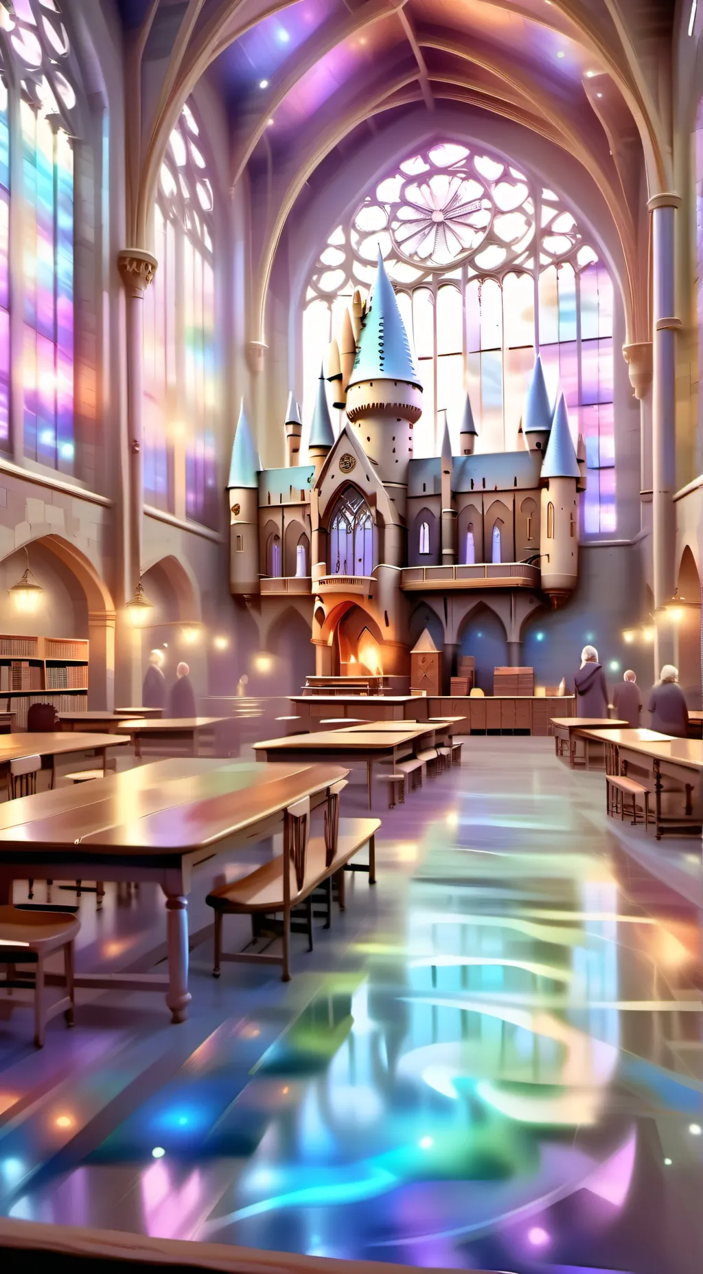 ai character: hogwarts  background