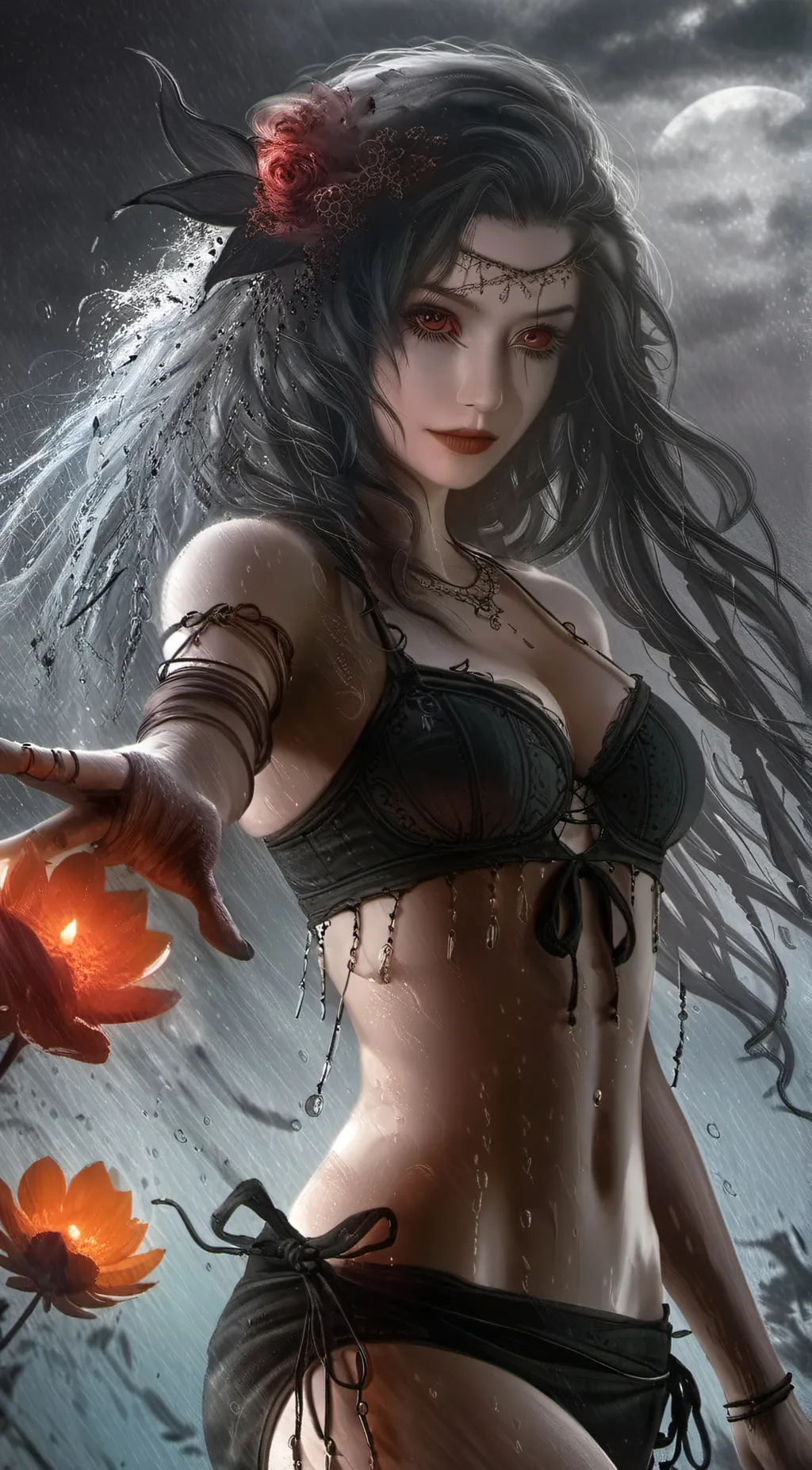 ai character: Bella Donna background