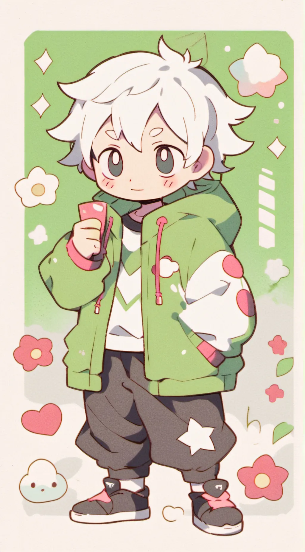 ai character: Lil brother  background