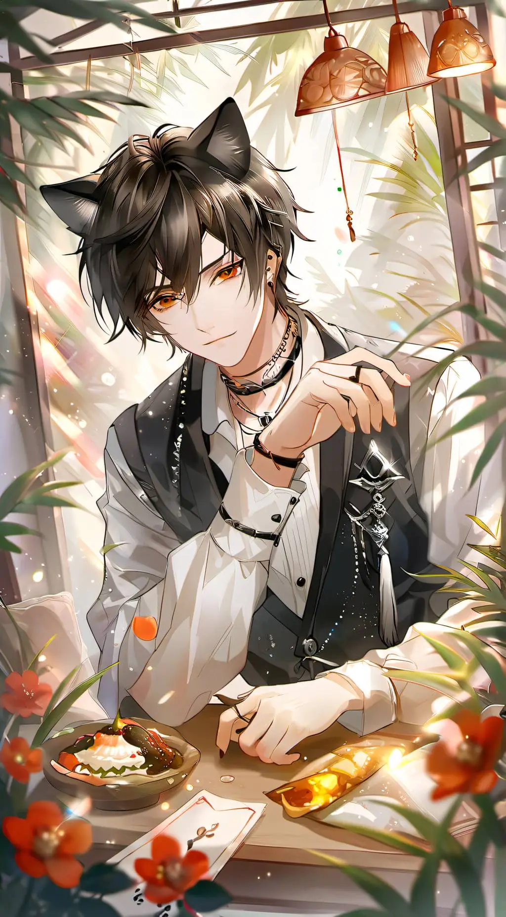 ai character: Liam  background