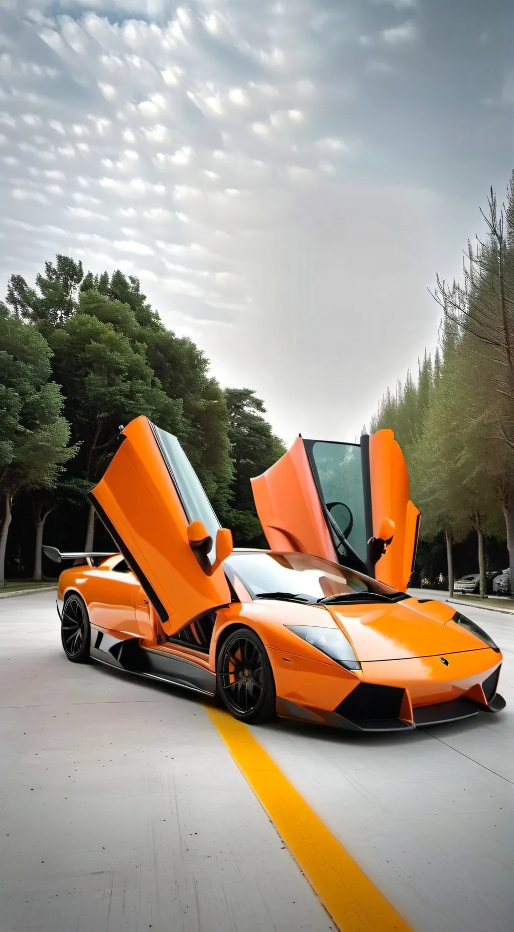 ai character: Lamborghini Murcie background