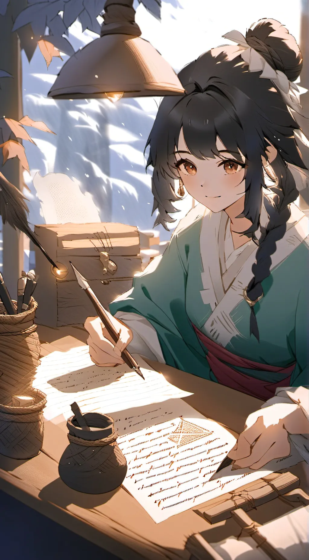 ai character: Mulan background