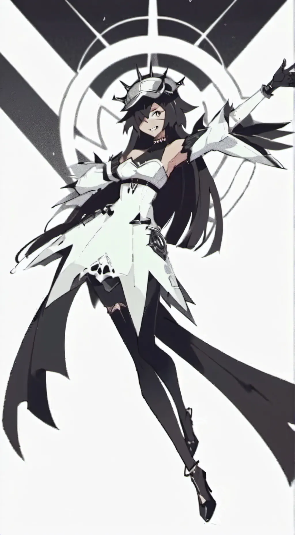 ai character: '_' background