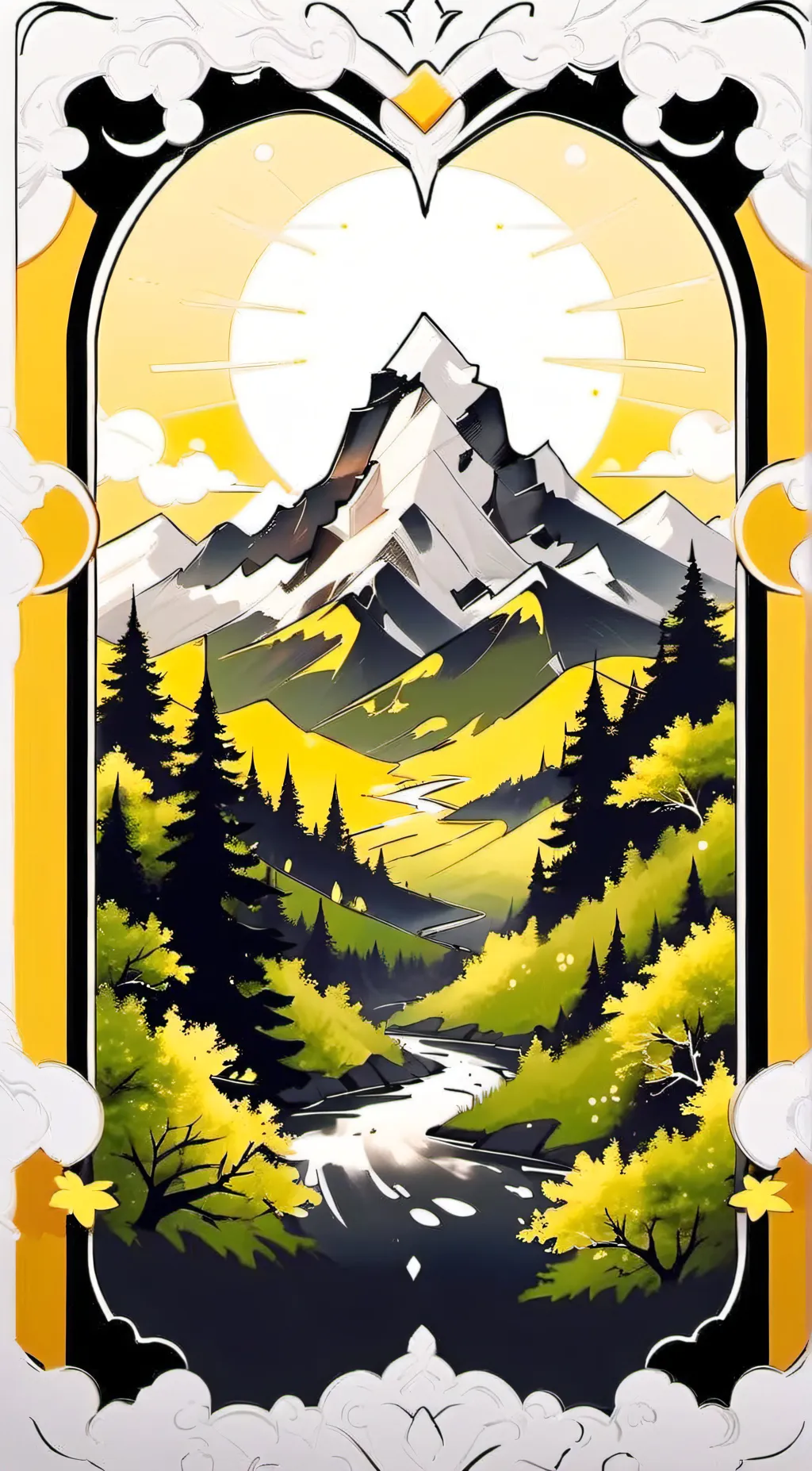 ai character: ✿FPE camping AU✿ background