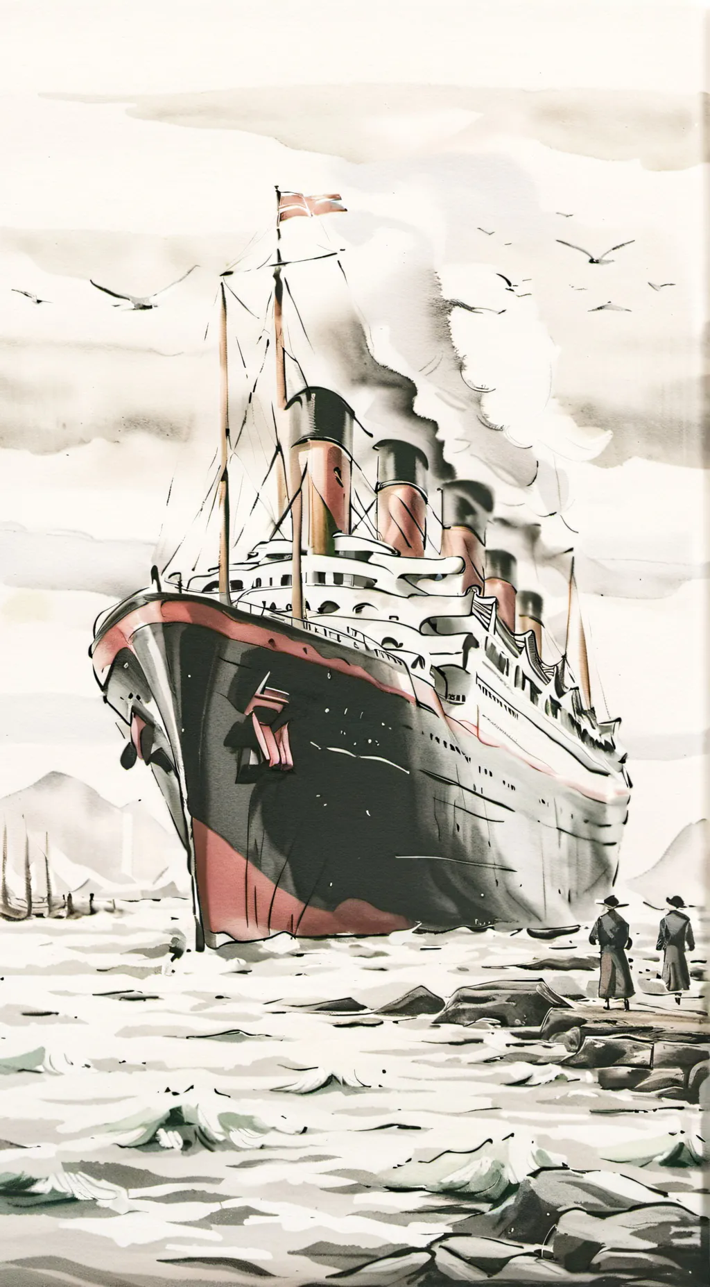 ai character: TITANIC background