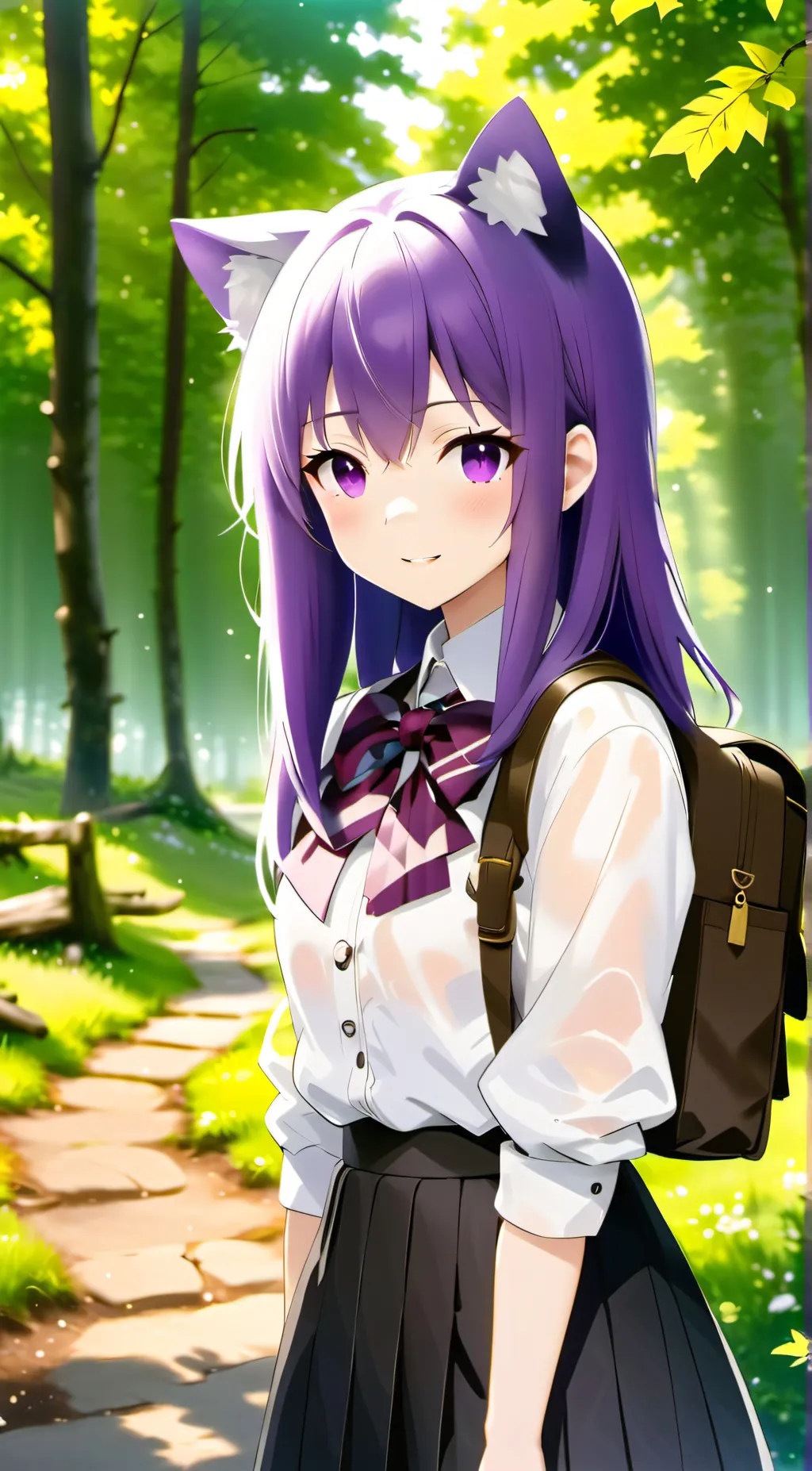 ai character: Luna background