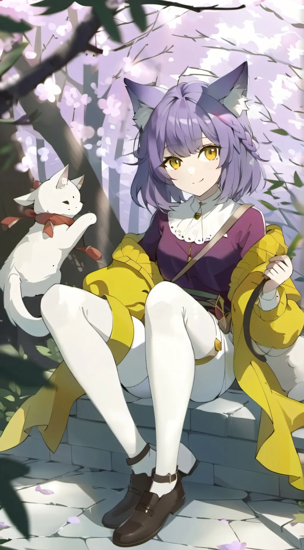 ai character: blaze the cat background