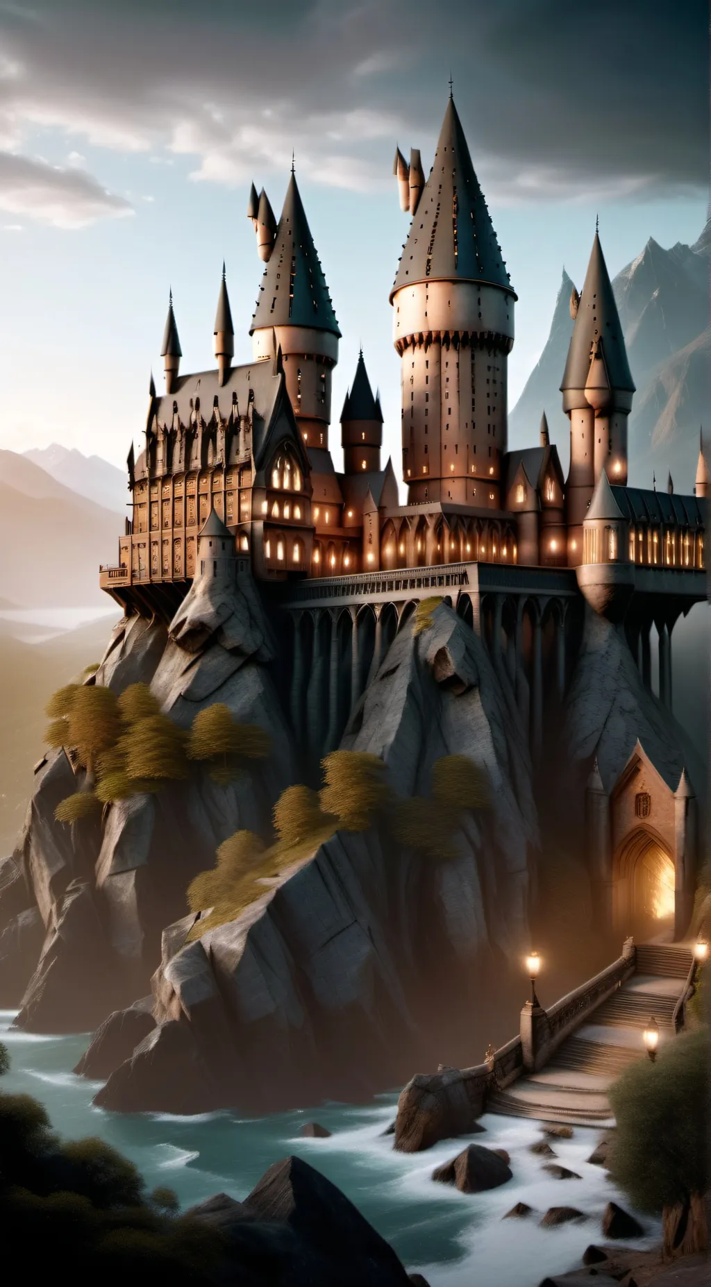 ai character: Deathly Hallows background