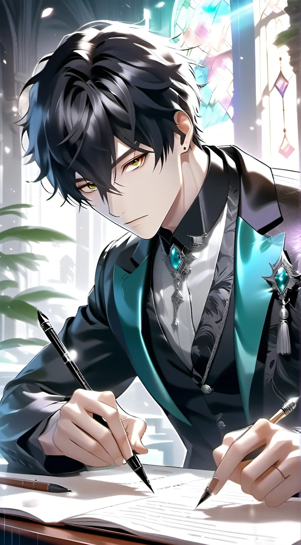 ai character: Alexander  background