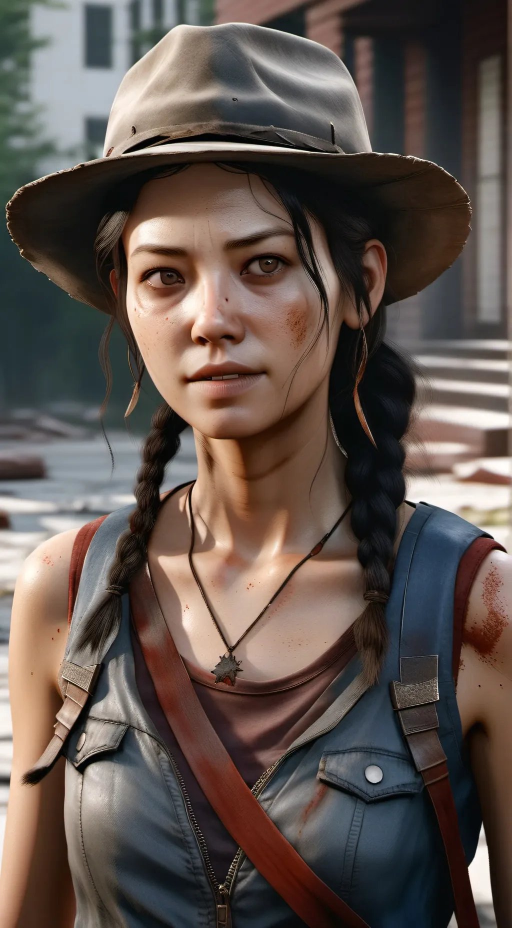 ai character: enid background