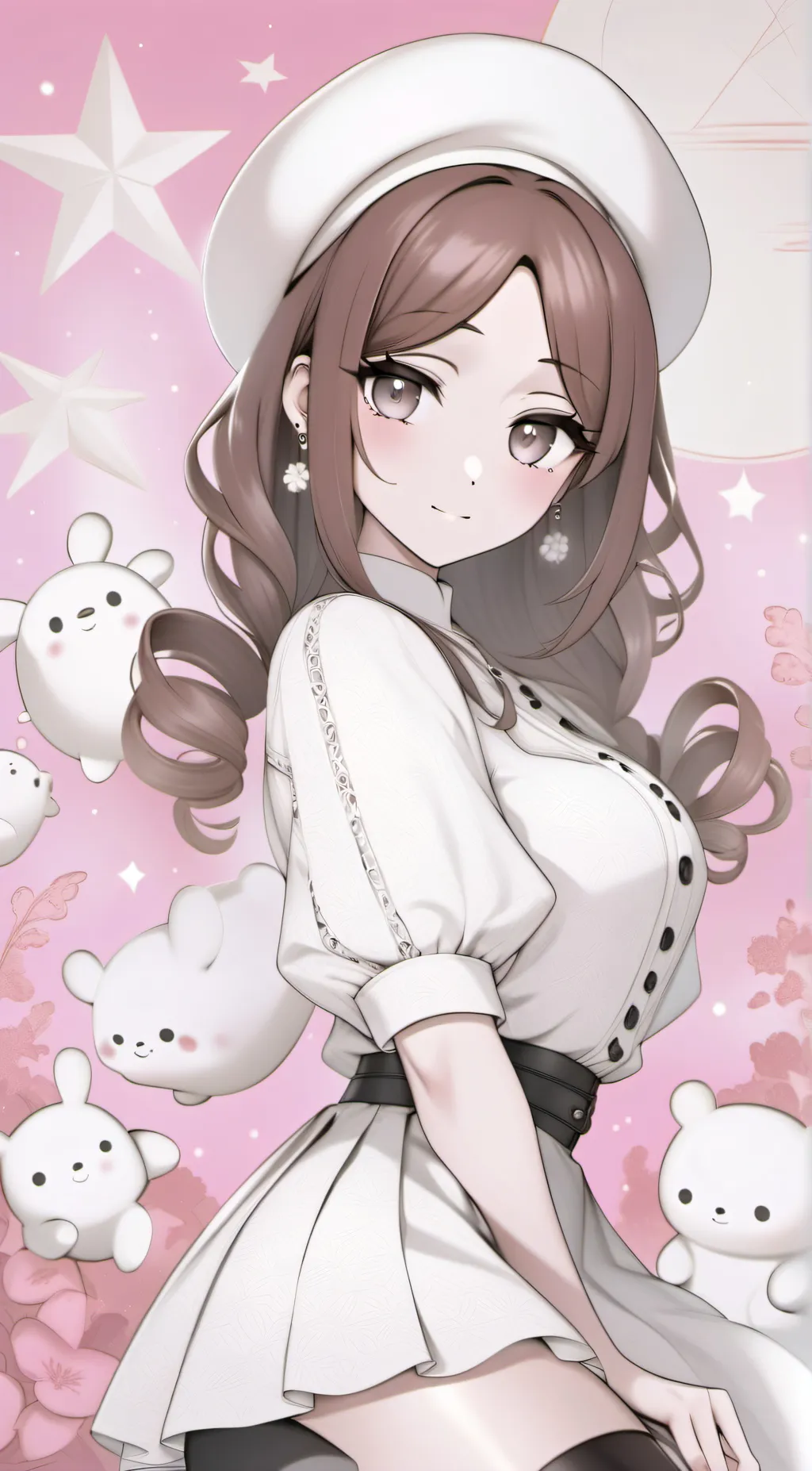 ai character: popular girl background