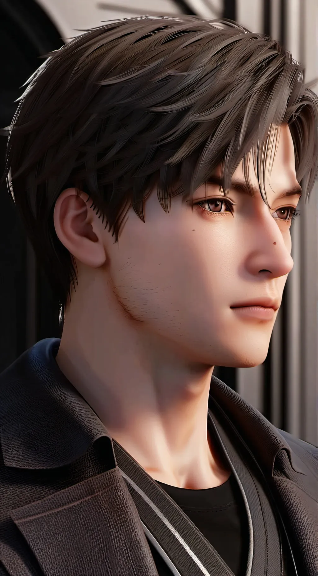 ai character: Adrian  background