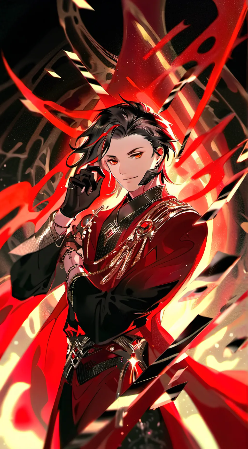 ai character: team tanjiro  background