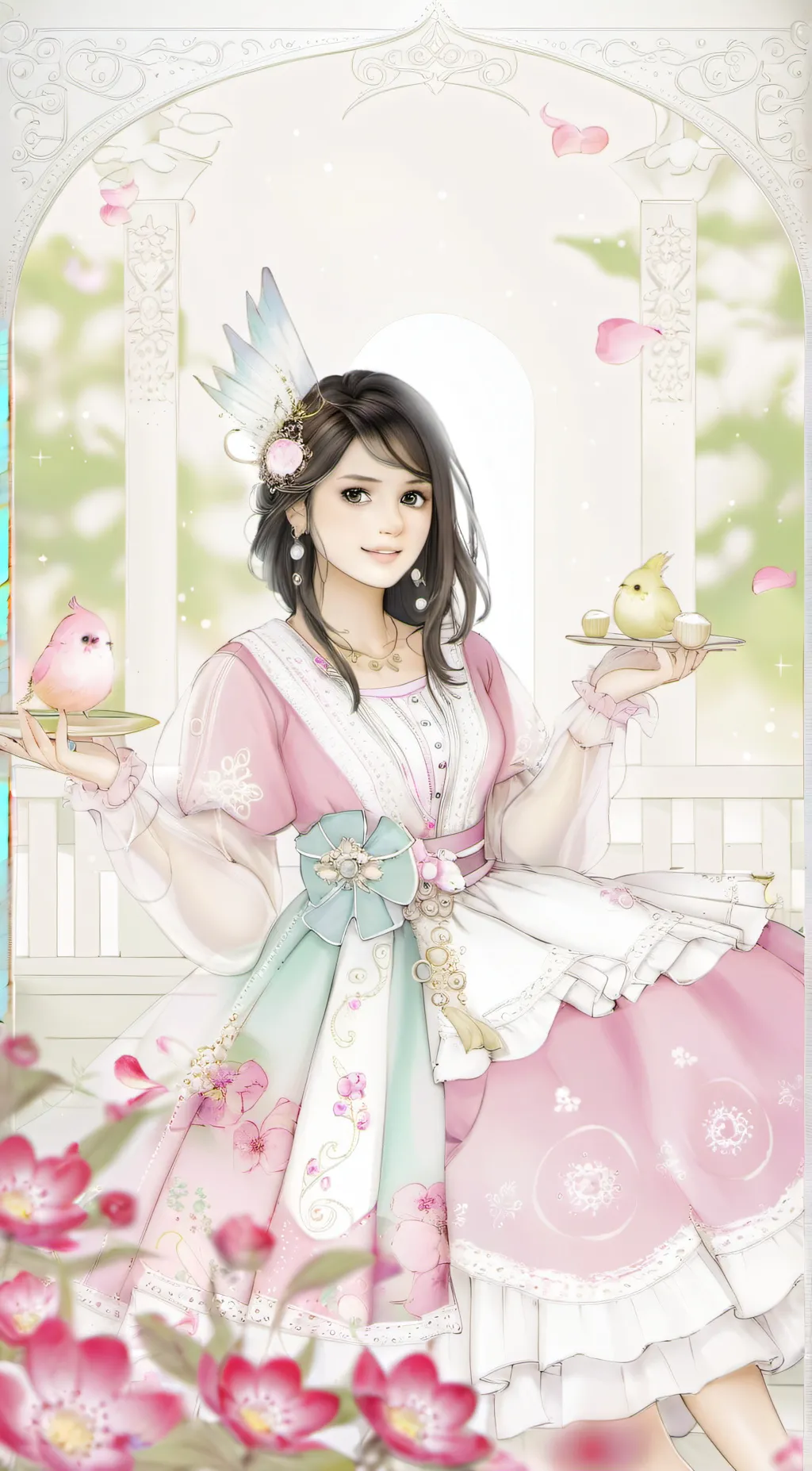 ai character: Esmareleda  background