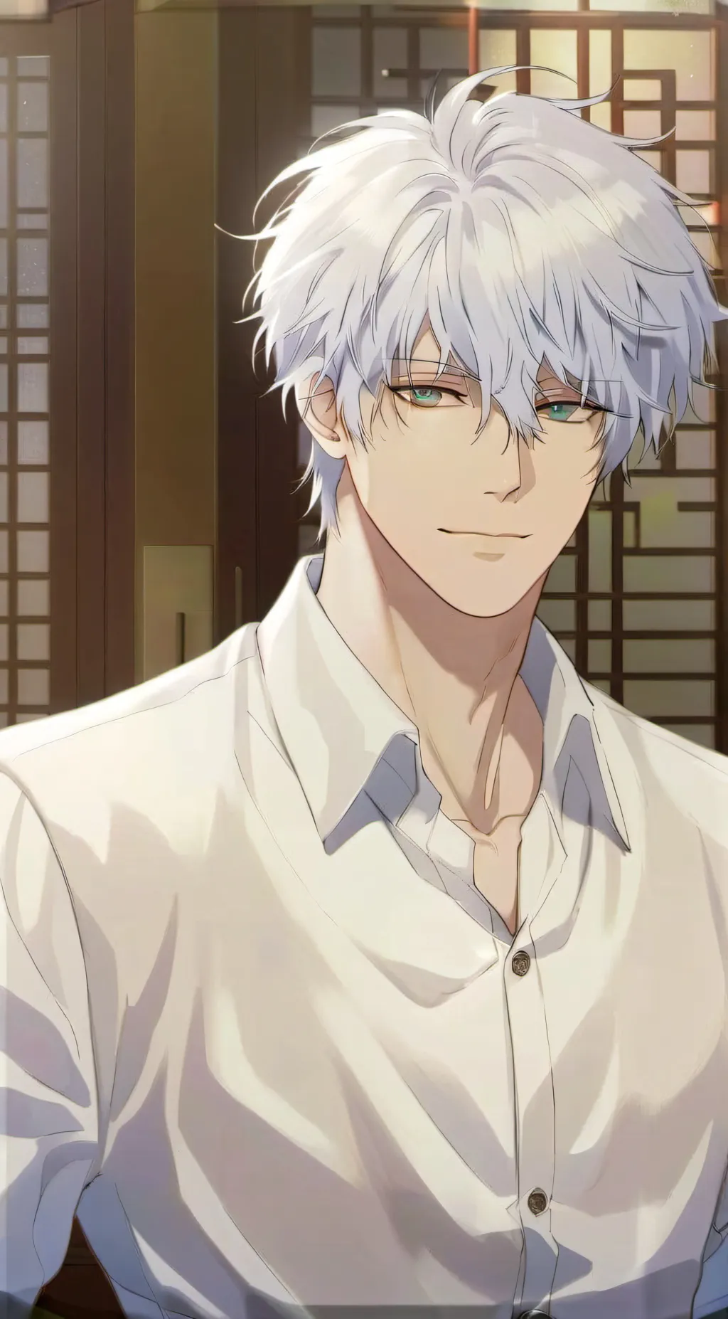 ai character: Gojo satoru background